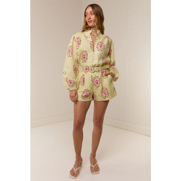 Porto Shorts | Savanna Tile - Bottoms