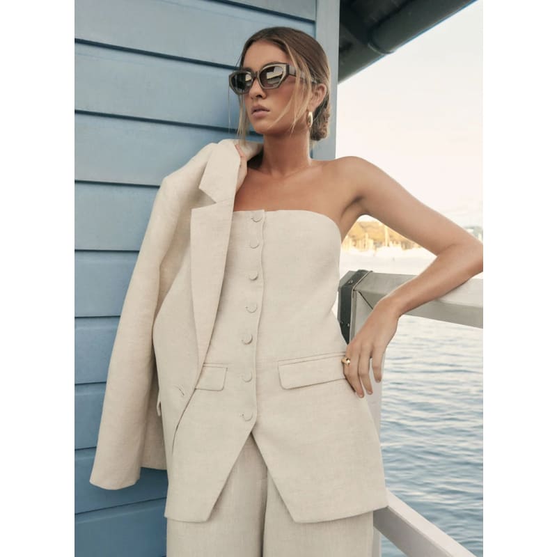 Portsea Bandeau Top | Natural - Tops