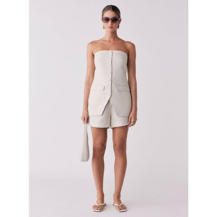 Portsea Bandeau Top | Natural - Tops