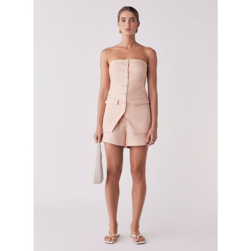 Portsea Bandeau Top | Peach - Tops