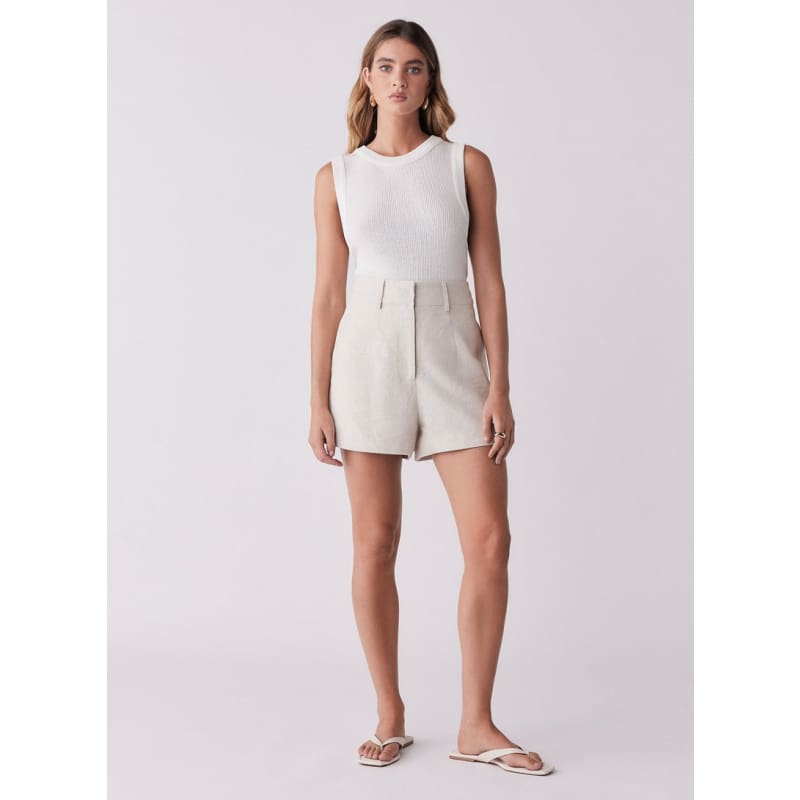 Portsea Short | Natural - Bottoms