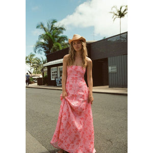 Primrose Dress | Pink Floral Press - Dress