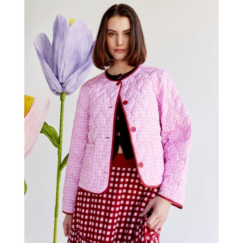 Queen Of Hearts Quilted Jacket - Jackets
