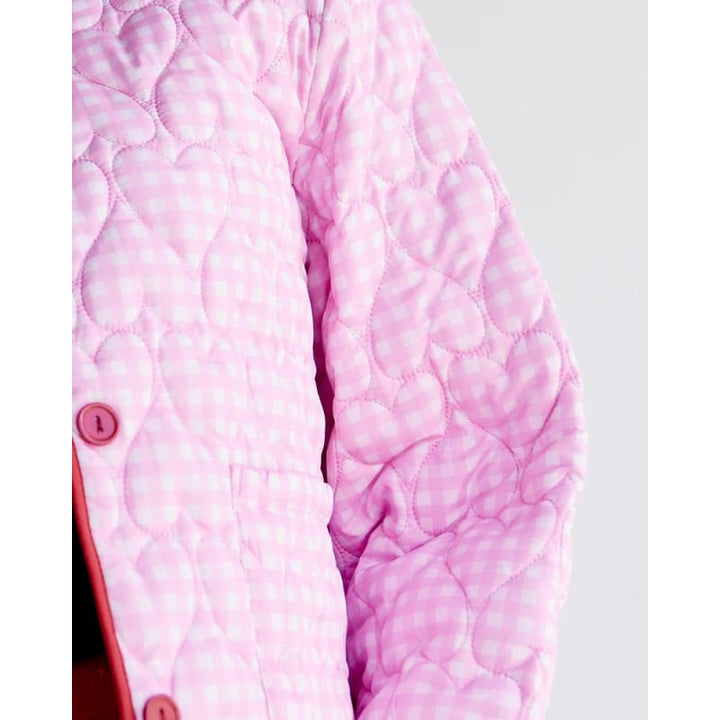 Queen Of Hearts Quilted Jacket - Jackets