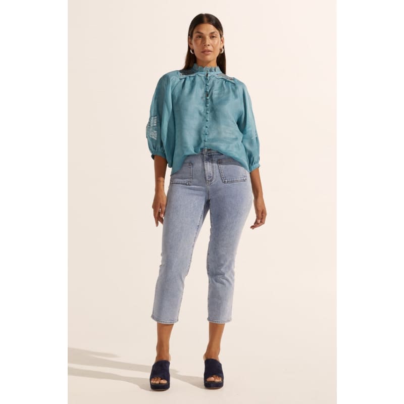 Quell Top | Seablue - Tops