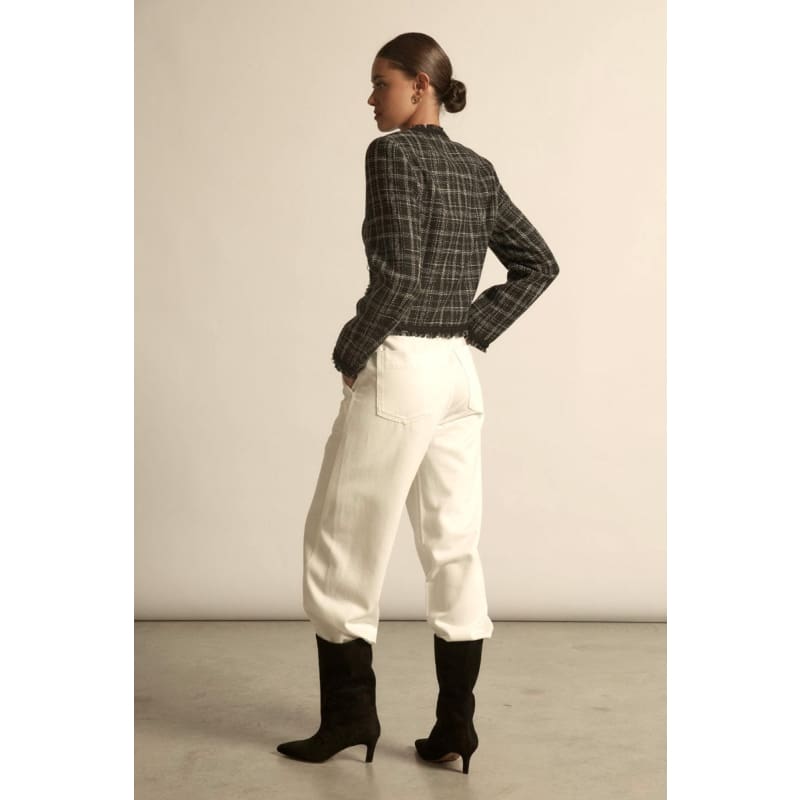 Quill Jacket | Black Porcelain Check - Jackets