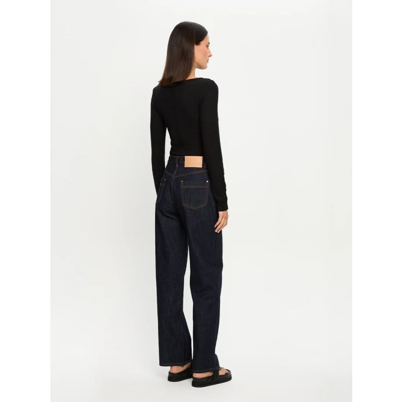 Quinn Knit Top | Black - Tops
