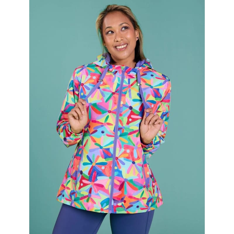 Rainbow Daisies Raincoat | Adults - Jackets