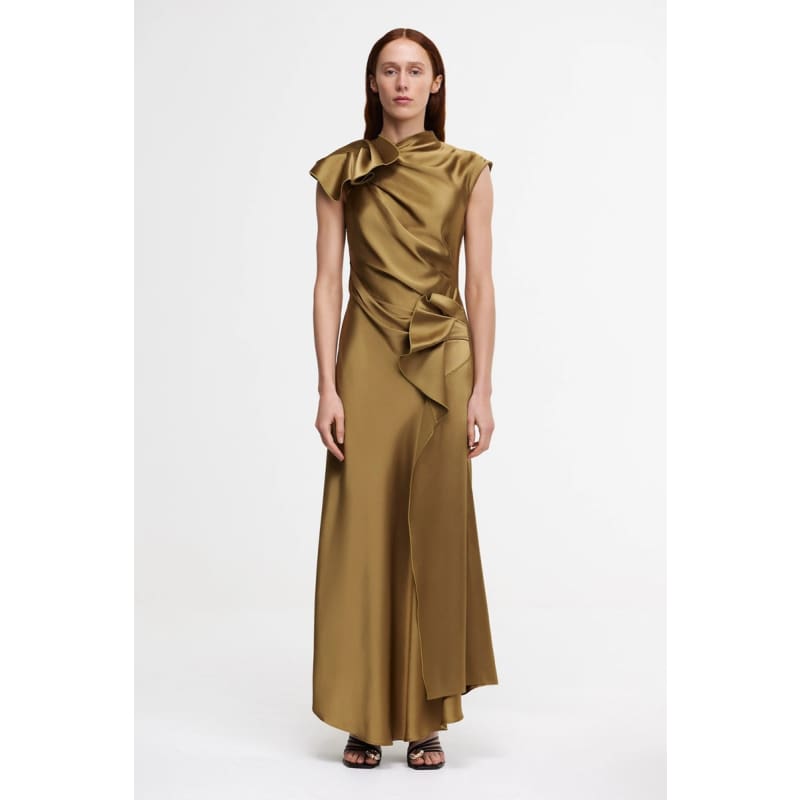 Ramshaw Maxi Dress | Golden Moss - Dress
