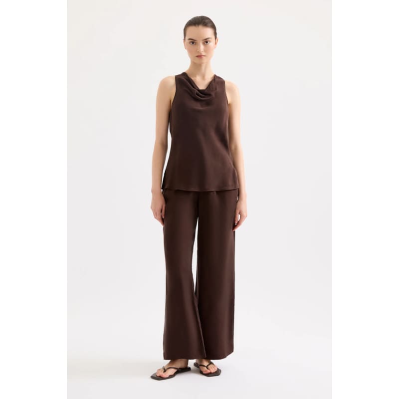 Raven Cupro Top | Raisin Tops