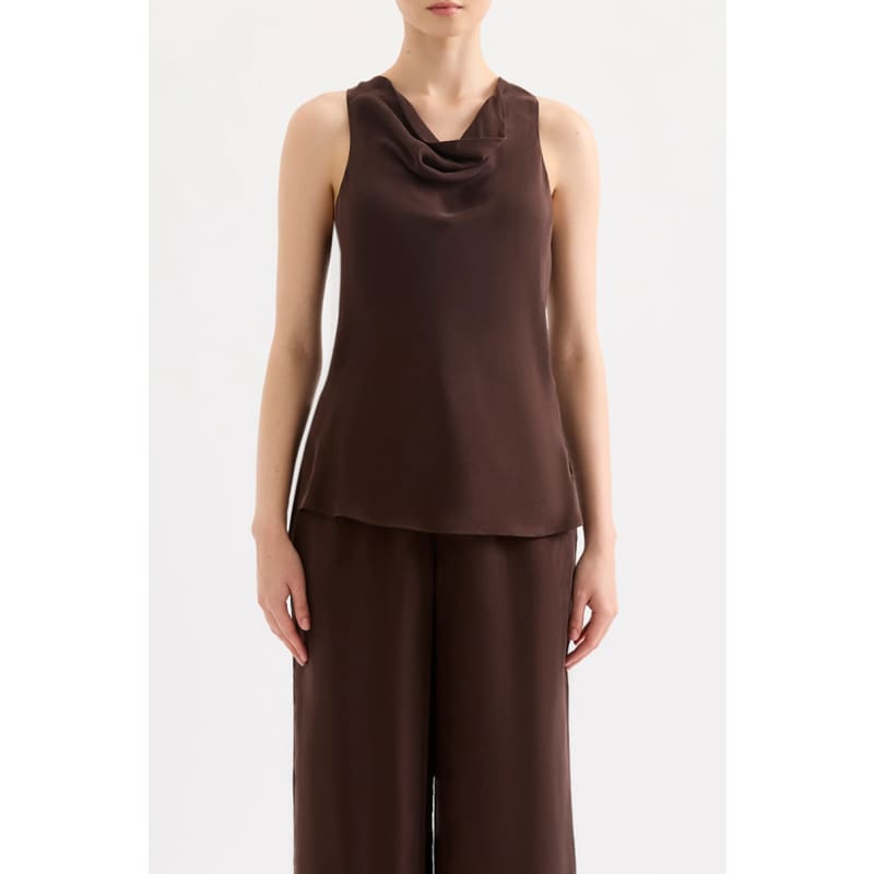 Raven Cupro Top | Raisin Tops