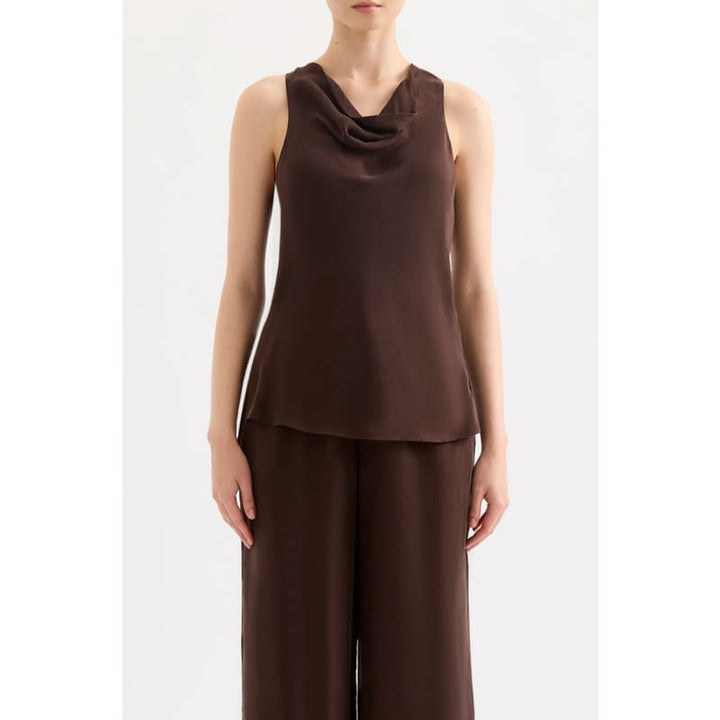 Raven Cupro Top | Raisin Tops