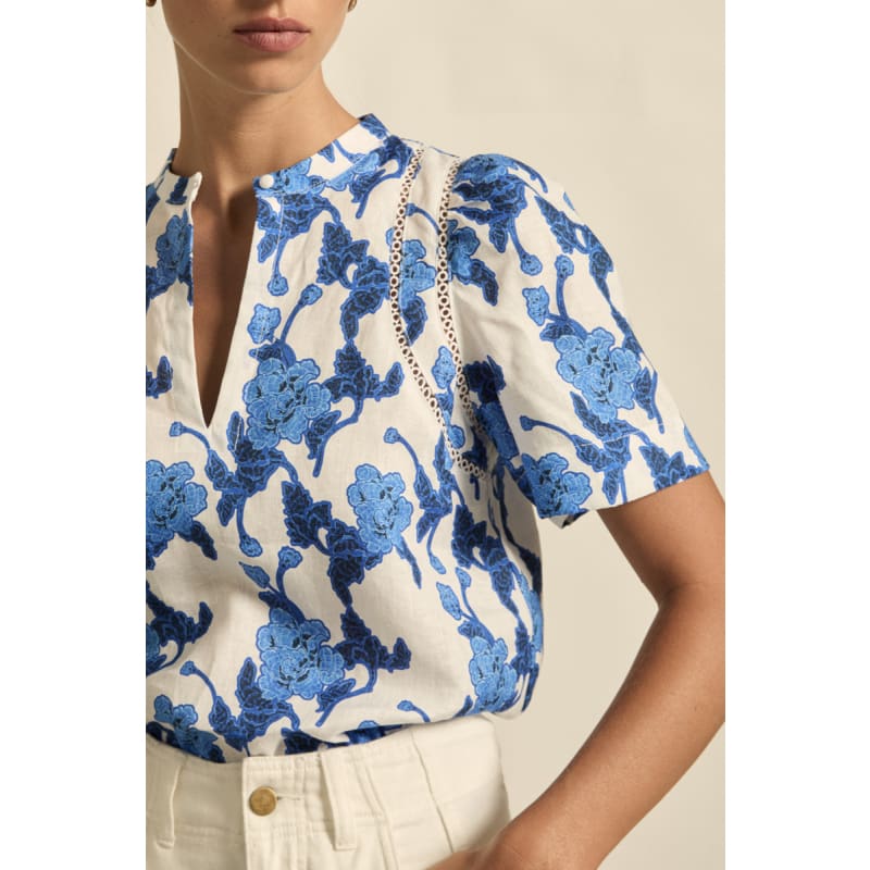 Recollect Top | Azure Bouquet - Tops