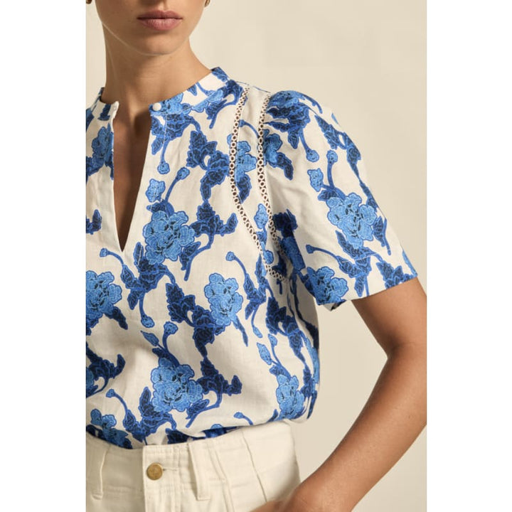 Recollect Top | Azure Bouquet - Tops
