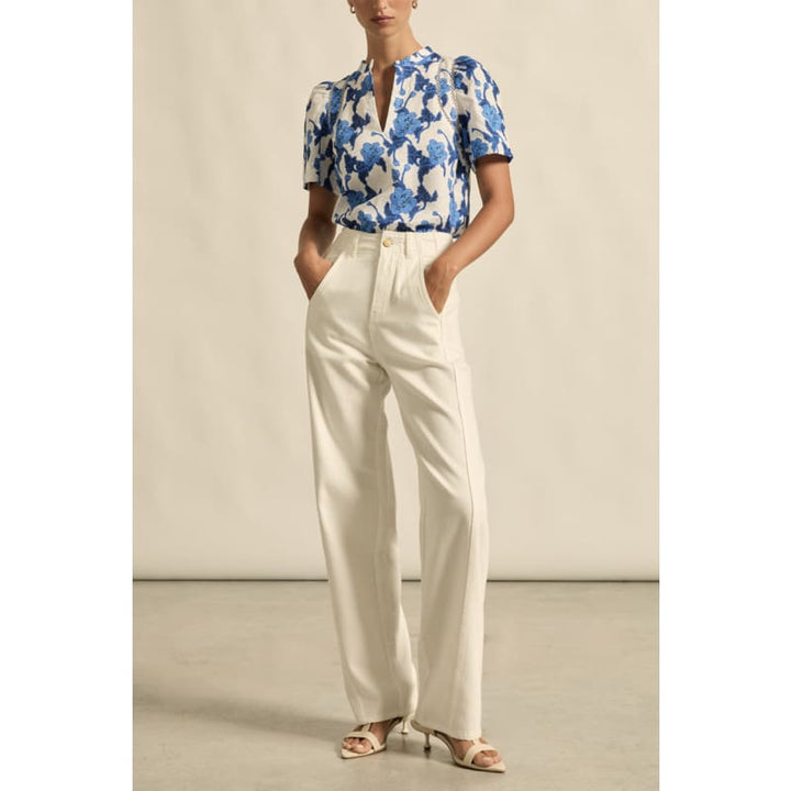 Recollect Top | Azure Bouquet - Tops