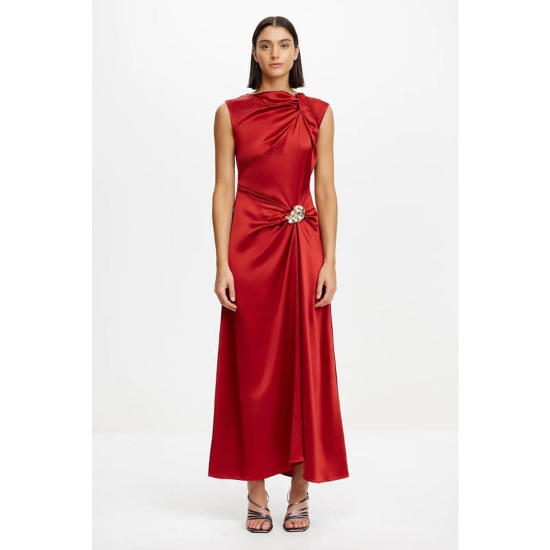 Redman Maxi Dress | Burgundy - Dress