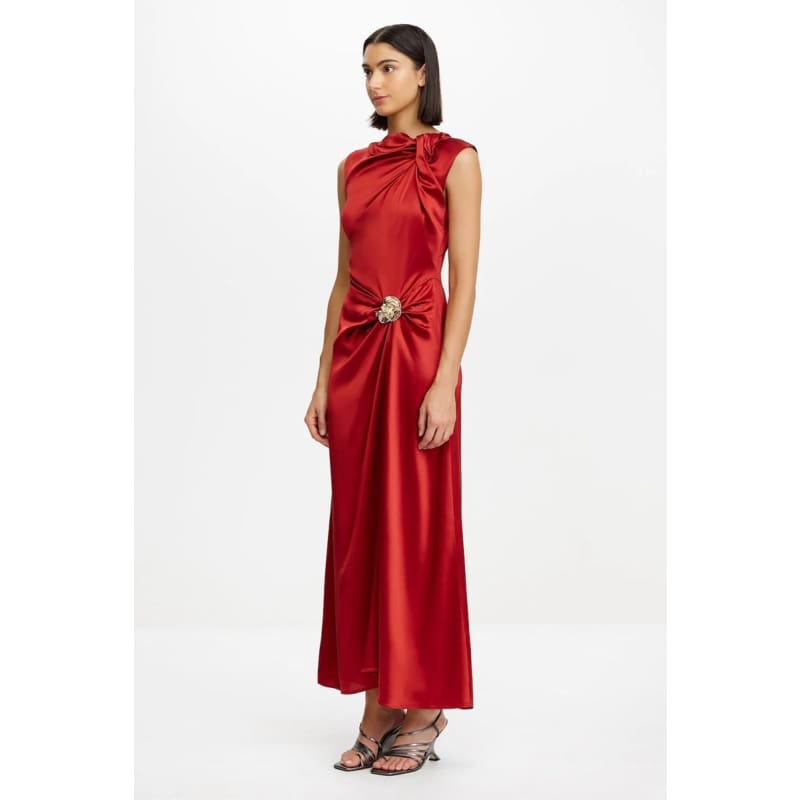Redman Maxi Dress | Burgundy - Dress