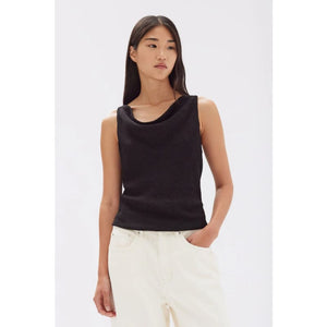 Reign Textured Top | Black - Tops