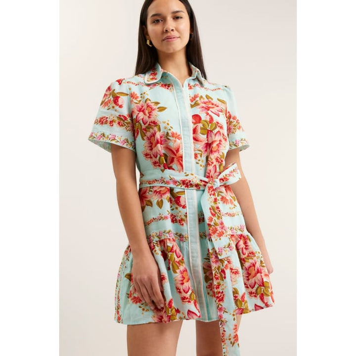 Renae Linen Dress | Portofino - Dress