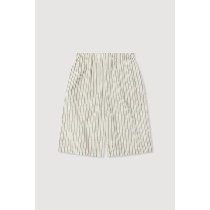 Ria Stripe Short | Cream/Smoke - Bottoms