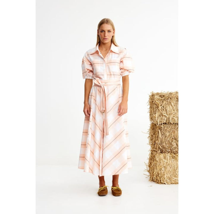 Rising Trot Midi Dress - Dress