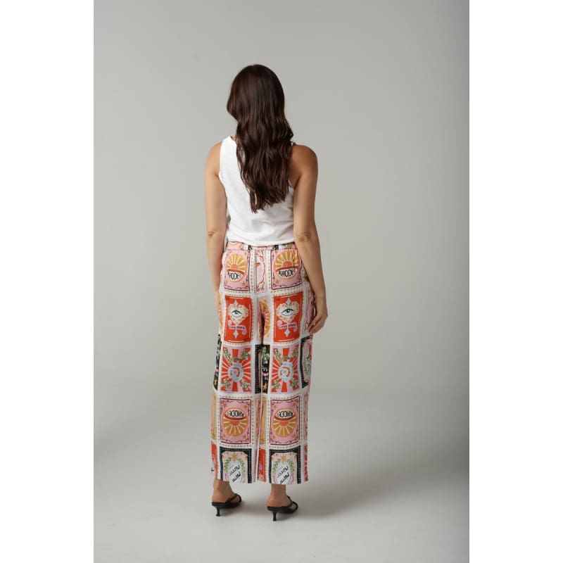 Rodeo Print Cropped Pant | Rodeo Print C1565 227 Bottoms