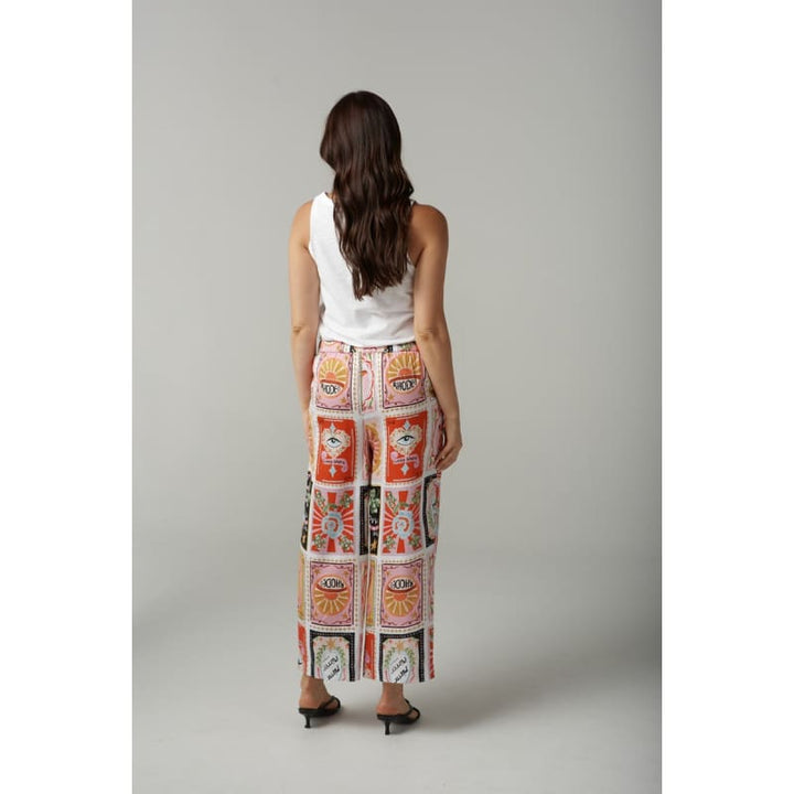 Rodeo Print Cropped Pant | Rodeo Print C1565 227 Bottoms