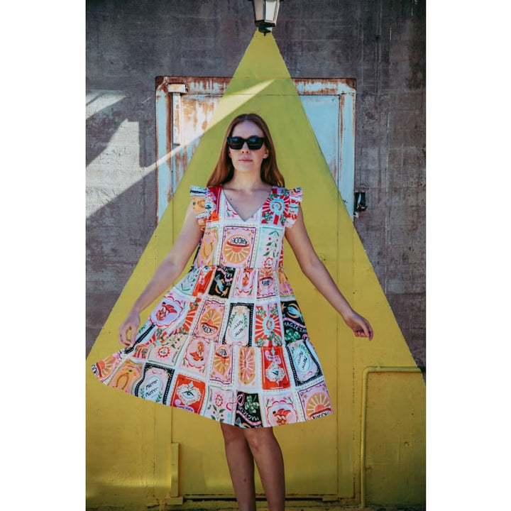 Rodeo Print Mini Sundress | Rodeo Print C1636 227 Dress