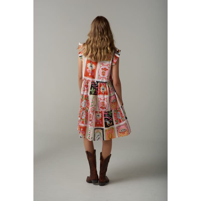 Rodeo Print Mini Sundress | Rodeo Print C1636 227 Dress