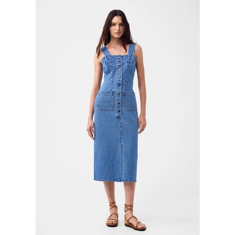 Romeo Denim Midi Dress | Blue - Dress