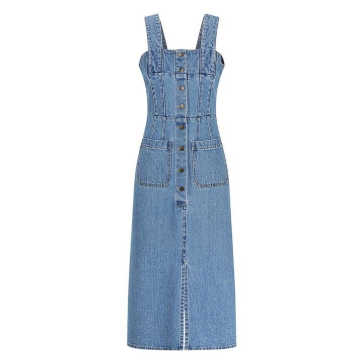 Romeo Denim Midi Dress | Blue - Dress