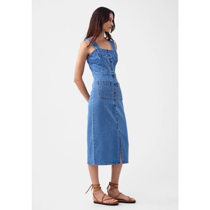 Romeo Denim Midi Dress | Blue - Dress