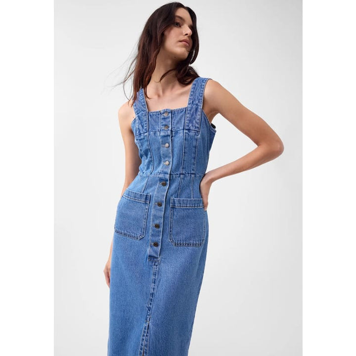 Romeo Denim Midi Dress | Blue - Dress