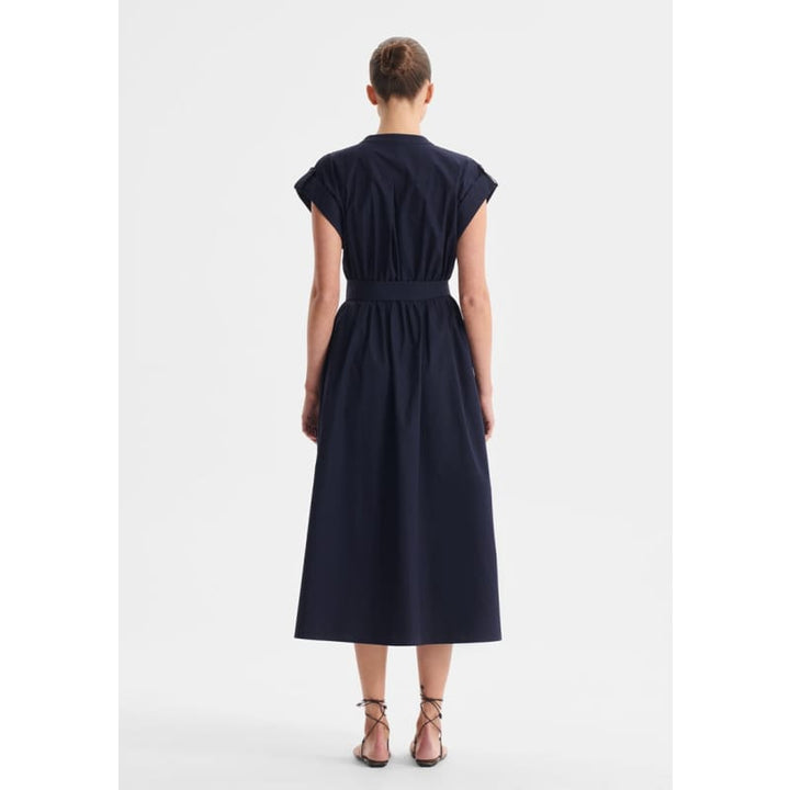 Romy Shirt Dress | Navy - Dress