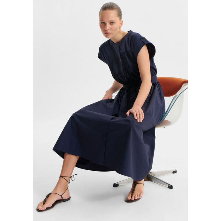 Romy Shirt Dress | Navy - Dress