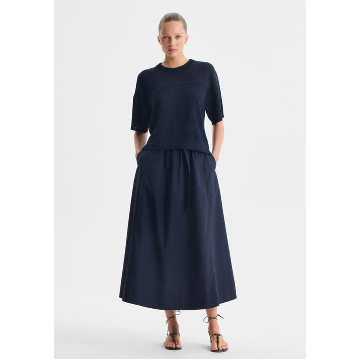 Romy Skirt | Navy - Bottoms