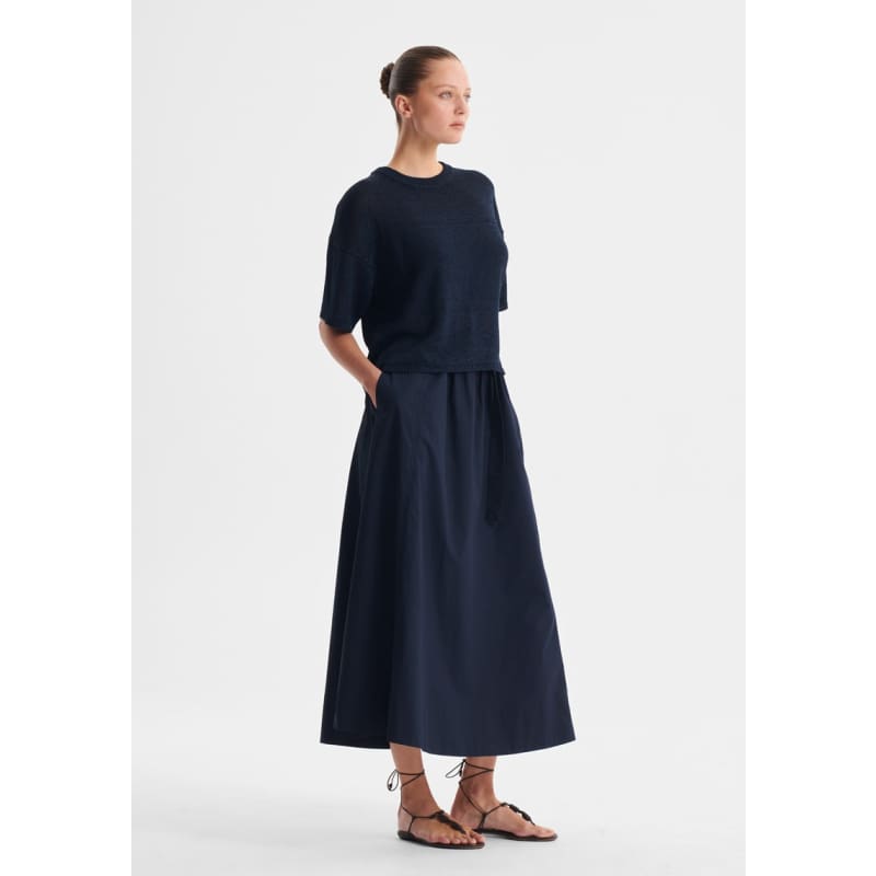 Romy Skirt | Navy - Bottoms