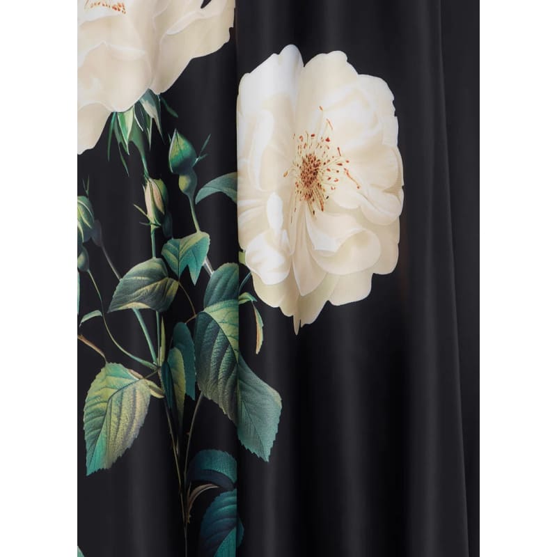 Rosalyn Maxi Skirt | White Rose Print - Bottoms