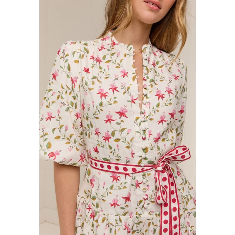 Ruba Mini Dress | Pink Petals - Dress