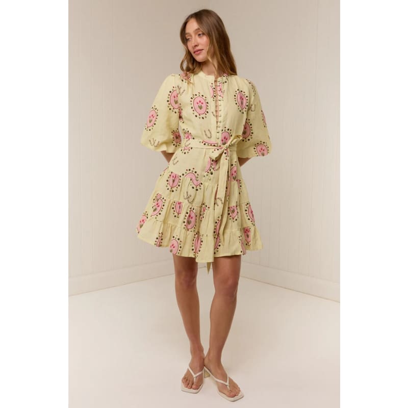 Ruba Mini Dress | Savanna Tile - Dress