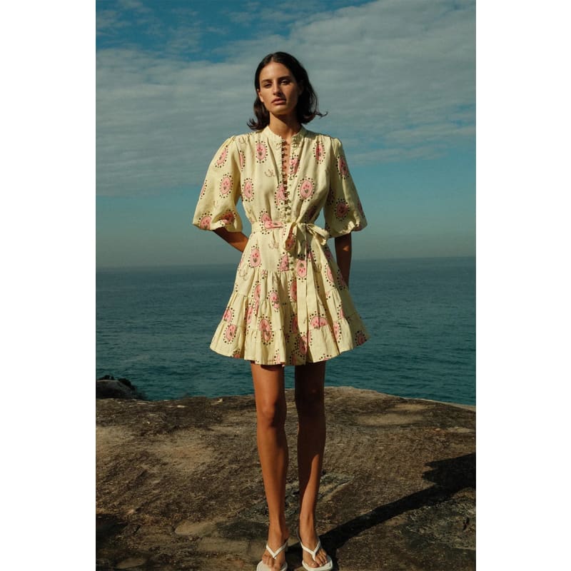 Ruba Mini Dress | Savanna Tile - Dress
