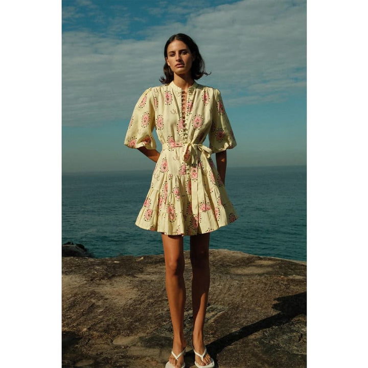 Ruba Mini Dress | Savanna Tile - Dress