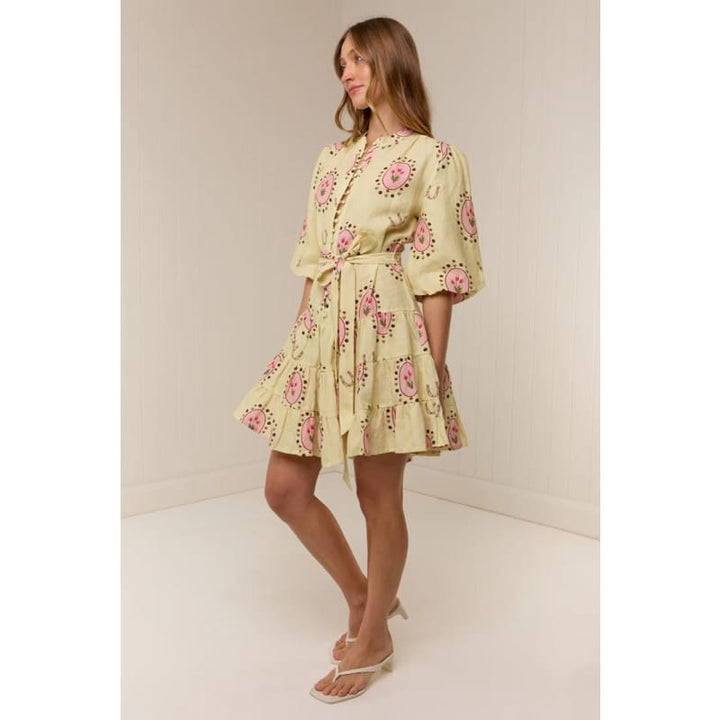 Ruba Mini Dress | Savanna Tile - Dress