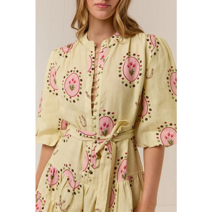 Ruba Mini Dress | Savanna Tile - Dress