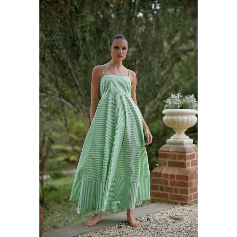 Rue Dress | Lime Stripe - Dress