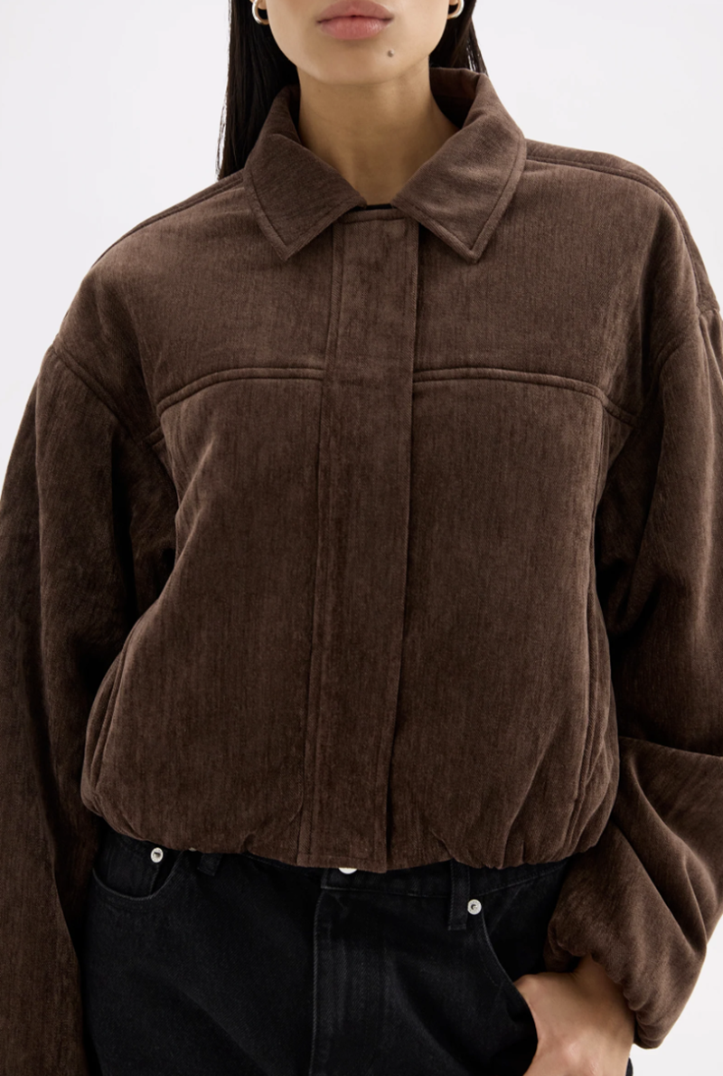 Sabina Bomber | Espresso