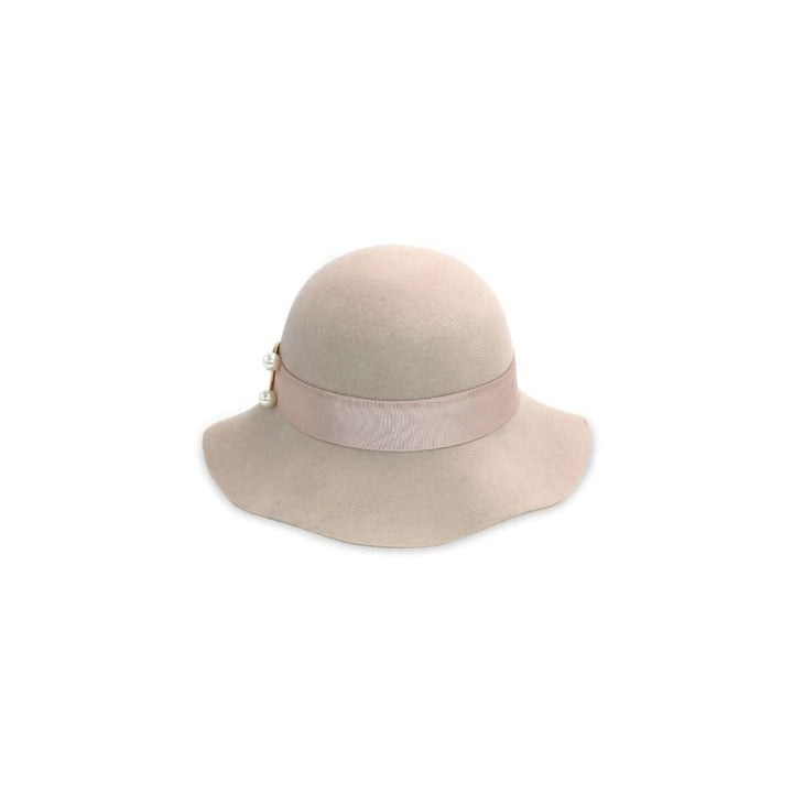Saige Small Wool Floppy Hat | Beige - Accessories