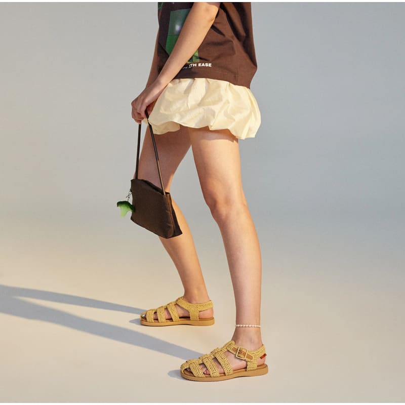 Sandal Fisherman Weave | Tan Accessories