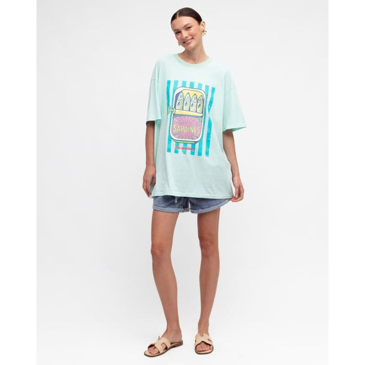 Sardines Tee | Blue - Tops