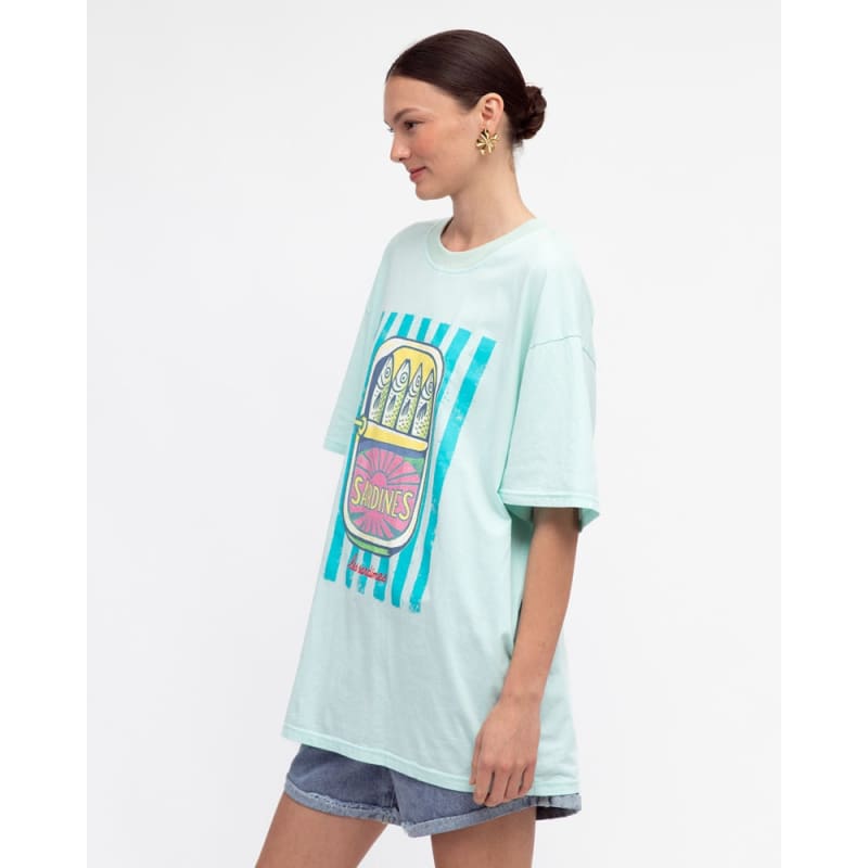 Sardines Tee | Blue - Tops